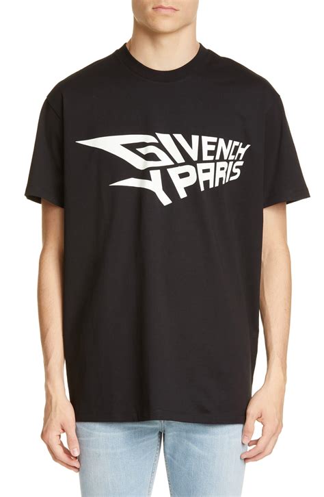 t-shirt givenchy homme noir|Givenchy t shirt men sale.